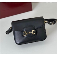 Best Product Gucci Horsebit 1955 Aura mini shoulder bag in Leather 847064 Black 2025