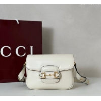 Best Price Gucci Horsebit 1955 Aura mini shoulder bag in Leather 847064 White 2025