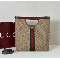 Buy Fashionable Gucci Mens Giglio GG Canvas Tote Bag 865452 Beige 2025