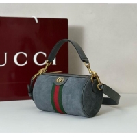 Promotional Gucci Mens Ophidia mini bag in Suede 846869 Dark Grey 2025