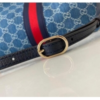 Market Sells Gucci Giglio Small Tote Bag in GG Denim 860845 Light Blue 2025