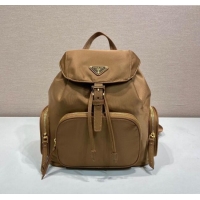Super Quality Prada Small Re-Nylon backpack bag 1BZ081 Brandy Brown 2025