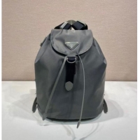 Buy Discount Prada Nylon backpack bag 1BZ0197 Grey 2025