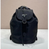Luxury Discount Prada Nylon backpack bag 1BZ0197 Black 2025