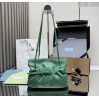 Famous Brand Prada Dada small nappa leather bag 1BG586 Green 2025