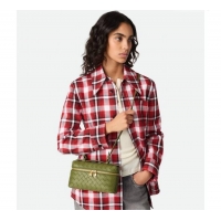 Luxury Cheap Bottega Veneta Bang Bang Vanity Case in Intrecciato Leather 789109 Pinecone Brown 2025