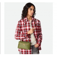 Top Grade Bottega Veneta Bang Bang Vanity Case in Intrecciato Leather 789109 Limestone Grey 2025