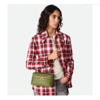 Grade Quality Bottega Veneta Bang Bang Vanity Case in Intrecciato Leather 789109 Silver Grey 2025