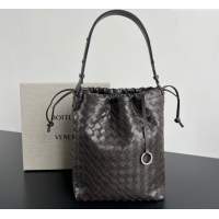 Best Price Bottega Veneta Mens Intrecciato Leather Biblioteca Bucket Bag 836020 Cypress Green 2025