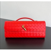 Market Sells Bottega Veneta Long Clutch Bag Andiamo in Intrecciato Leather 741511 Red 2025