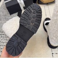 Unique Style Chanel Fur, Lambskin & Patent Leather Platform High Boots White 2025 G46637 1103152