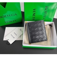 Pretty Style Bottega Veneta Solstice Small Bi-Fold Wallet in Intrecciato Leather 788055 Blue 2025