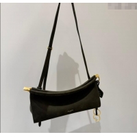 Promotional Alaia Le Click Small Shoulder Bag in Suede 20258822 Green 2025