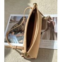 Affordable Price Alaia Le Click Medium Shoulder Bag in Grained Nubuck Leather 998054M Beige 2025