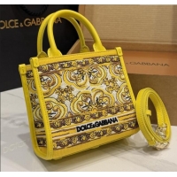 Affordable Price Dolce&Gabbana Embroidery Tote Bag DG120407 Yellow 2025