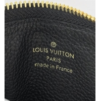 Top Design Louis Vuitton Card Holder Recto Verso Wallet in Black Monogram Empreinte Leather M69421 2025