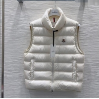 Best Price Moncler Down Vest M120305 White 2025 (For Women and Men)
