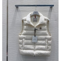 Best Price Moncler Down Vest M120305 White 2025 (For Women and Men)