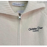 ​Super Quality Dior Wool Cashmere Cardigan DR120203 White 2025