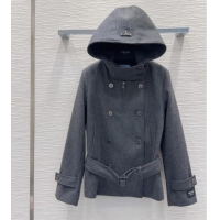 Grade Design Prada Short Coat PR120291 Grey 2025