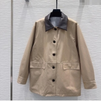 Best Product Bottega Veneta Cotton Jacket BV120256 Beige 2025