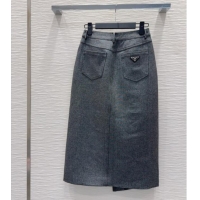 Best Quality Prada Skirt PR120118 Grey 2025