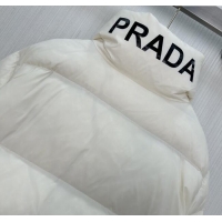 Fashion Discount Prada Down Jacket PR120207 White 2025