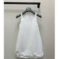 Luxury Discount Prada Reversible Nylon Dress PR120220 White 2025