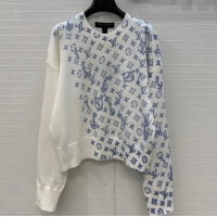 New Fashion Louis Vuitton Wool Cashmere Sweater LV120129 White 2025