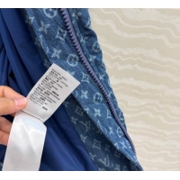 Grade Quality Louis Vuitton Denim Down Jacket LV120238 Blue 2025