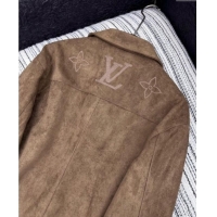 Unique Style Louis Vuitton Suede Jacket LV120255 Brown 2025
