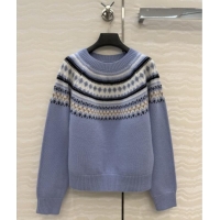 Super Quality Miu Miu Wool Sweater M112706 Blue 2025