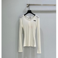 ​Reasonable Price Miu Miu Top MM120211 White 2025