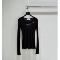 Famous Brand Miu Miu Top MM120211 Black 2025