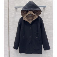 Super Quality Miu Miu Coat MM120224 Black 2025