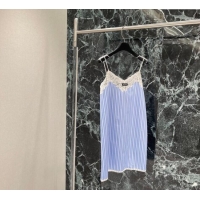 ​Good Looking Miu Miu Striped Dress MM120299 Blue 2025