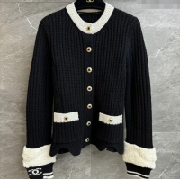 Promotional Chanel Sweater with Bow CH112712 Deep Blue 2025