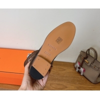 Buy Luxury Hermes Jumping High Flat Boots in Suede with Kelly Buckle Strap Dark Brown H102302 1023072