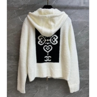 Best Price Chanel Cashmere Cardigan CH120206 White 2025