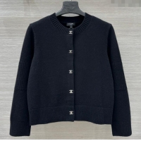 Promotional Chanel Cashmere Blend Cardigan CH120214 Black 2025