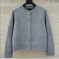 Best Price Chanel Cashmere Blend Cardigan CH120214 Grey 2025