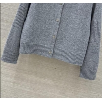 Best Price Chanel Cashmere Blend Cardigan CH120214 Grey 2025
