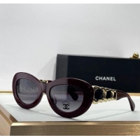 Trendy Design Chanel Sunglasses with Chain CH9182 2025