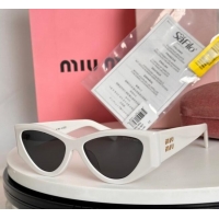 Buy Cheapest Miu Miu Sunglasses SMU06Y White 2025