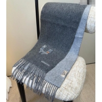 Spot Bulk Hermes Long 190x35cm Scarf H110504 Grey 2025