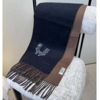 Best Price Hermes Long 190x35cm Scarf H110505 Black 2025