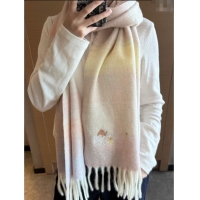 Grade Quality Loewe Mohair & Wool Scarf 185x40cm L110509 Pink 2025