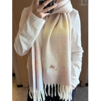 Grade Quality Loewe Mohair & Wool Scarf 185x40cm L110509 Pink 2025