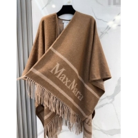 Original Cheap Max Mara Wool Cape M110521 Brown 2025