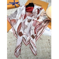 Market Sells Louis Vuitton Cashmere & Silk Scarf 140x140 LV110512 Red 2025